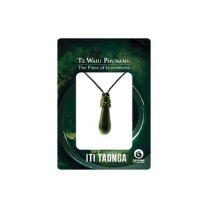 Pounamu - Tiny Single Patu (Club) Necklace