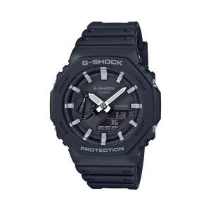 G Shock: G-Shock - Carbon Core Guard Slim Duo Series - Black - GA-2100-1A