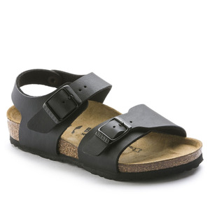 School Footwear: Birkenstock New York Kids Birko-Flor Black