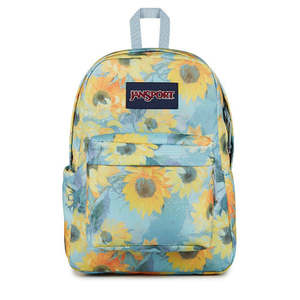 JanSport Superbreak Plus Surreal Sunflowers Blue Dusk