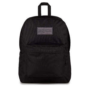 School Bags: JanSport Superbreak Plus Monochrome Black