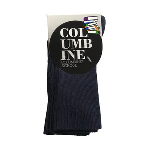 Murrays Bay School: Columbine Navy Mid Calf Socks 3pack