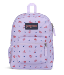 JanSport Cross Town Lagoon Luau Life 26L