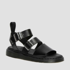 School Footwear Sandals: Dr Martens Gryphon Strap Sandal Black Brando