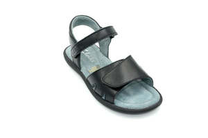 School Footwear Sandals: Clarks Pandora Premium Black Leather Sandal