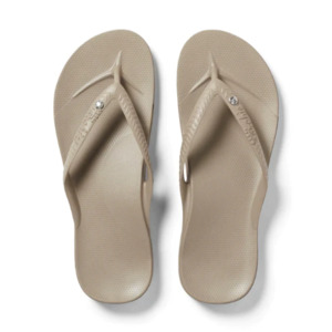 Casual Footwear Women: Archies Jandals Taupe - Crystal