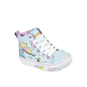 Laces: Skechers Infant X Dr. Seuss: Marely JR. - Great Sights Light Blue/Multi