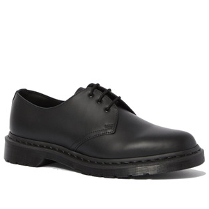 Rosmini College Footwear: Dr Martens 1461 Mono Black Smooth