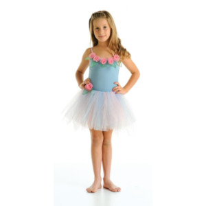 Clothing: Fairy Girls Blushing Rose Fairy Pale Blue Dress