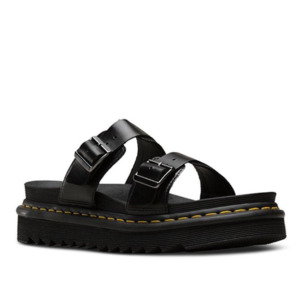 Dr Martens: Dr Martens Myles Slide Sandal Black Brando
