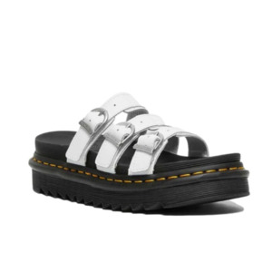Dr Martens: Dr Martens Blaire Slide Sandal White Hydro