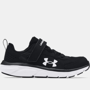 UA Boys Assert 9 AC Black/White