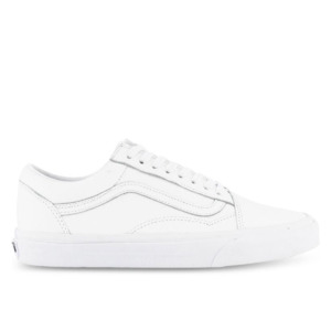 Vans 1: Vans Old Skool (Premium Leather) True White
