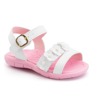 Klin: Klin Casual Tic Tac Sandal White / Pink
