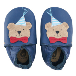 Soft Sole: Bobux Soft Sole Party Bear Navy