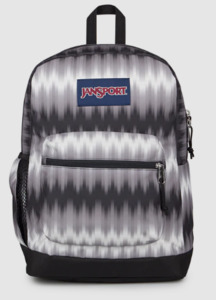 JanSport Cross Town Plus Digi Tie Dye Black