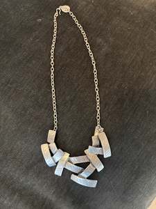 Jewellry: Pewter Lattice Necklace