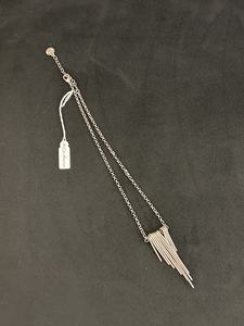 Pewter Fringe Necklace