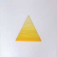 Products: Yellow Triangle - 22.5" x 22.5" : : SALE - Jane Denton