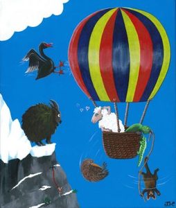 Products: Balloon Ride - 7.5X9" print - Jane Hodgson ArtJane Hodgson Art