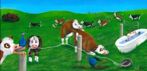 Crazy Cows - Jane Hodgson ArtJane Hodgson Art