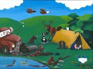 Products: Hunting Party - Jane Hodgson ArtJane Hodgson Art