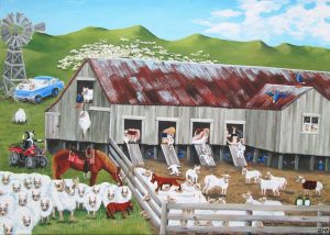 Products: Sheep Shearing Fun - Jane Hodgson ArtJane Hodgson Art