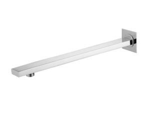 Bathroom: Wall Mounted Shower Arm 400mm Stainless Steel