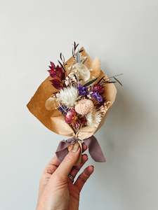 dried bouquet: Miniature Dried Flower Posie