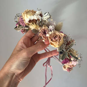 flower crown: Dried Flower Crown - Halo
