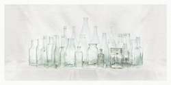 Unmounted Photographic Print - Naseby Bottles