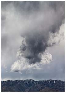 Classic Central Otago Landscapes: Framed Print - Cloud Over The Ida Range