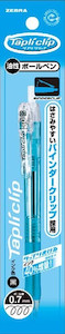 Ballpointpen@ゼブラボールペン タプリ0.7細字(軸青/黒)