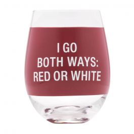 Wine Glass: Both Ways (maroon) Af129229