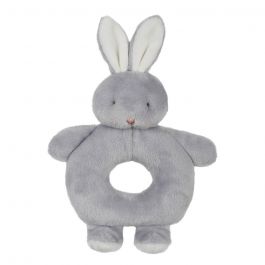 Ring Rattle: Grady Bunny Grey Btb100108