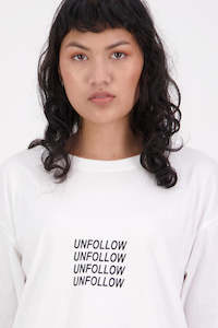 T-Shirts: Reiji Tee (Unfollow) White
