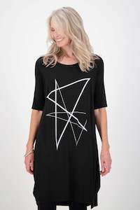 Tee Sale: Lorde Dress (Black) Angles Print