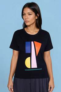 Röna Fitted Tee (Abstract)