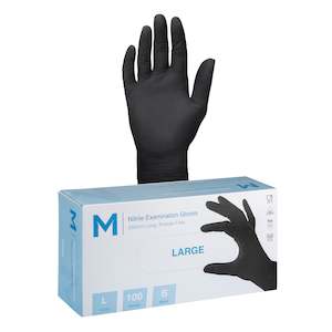 Safety: Premium Nitrile Gloves (Pack of 100)