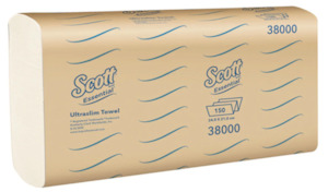 Hospitality: KIMBERLY-CLARK SCOTT ESSENTIAL ULTRA SLIM HAND TOWEL