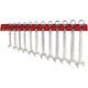 Teng 12pc Combination Metric Spanner Set 8-19mm Wall Rack