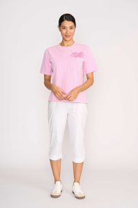 Memo: PATCH POCKET T shirt  Rose Bouquet