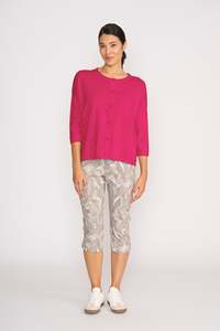 Foil: RELAXED CARDIGAN Pink