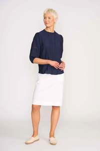 Esplanade: SKIRT CLASSIC  PULL ON White