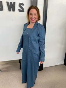 JACKET - SCOOP HEM BACK Steel