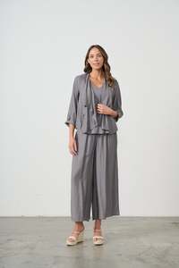 Coats: Jacket Back Feature Grey