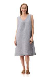 Dresses: Sunflower linen dress  Navy