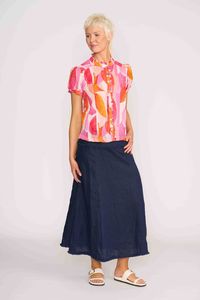 Skirts: FRINGE BENEFITS SKIRT Midnight