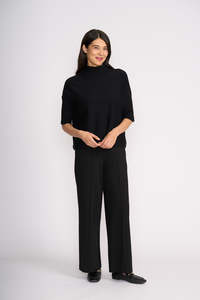 ROLL NECK JUMPER Black