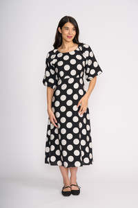 RAGLAN SLEEVE MAXI DRESS Spot